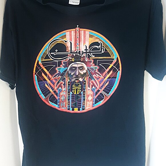 Clutch Earth Rocker World Tour Shirt 2014 Official  2 Sided T-Shirt Size Large - Picture 3 of 7
